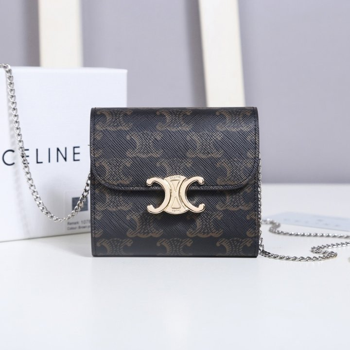 CL 셀린느 3단 반지갑 크로스(기본) 