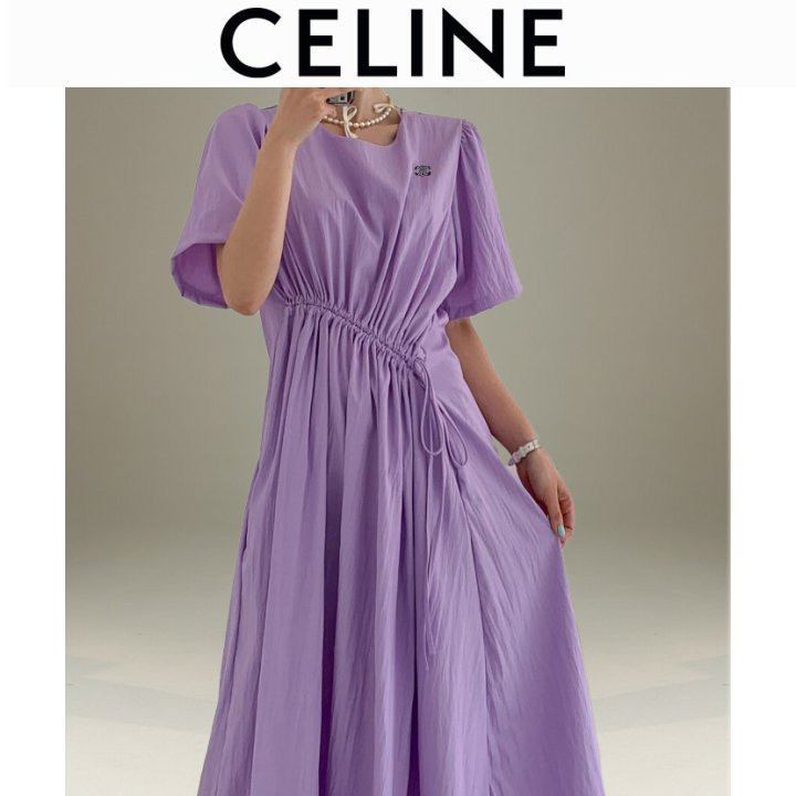 CL 셀린느 허리 끈 원피스 