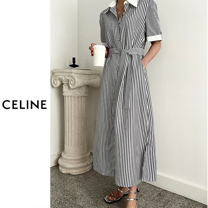CL 셀린느 토미 스트라이프 원피스 