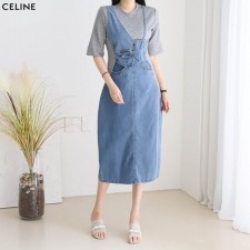 CL 셀린느 청반팔 원피스 