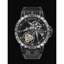 RU 로저드뷔 엑스칼리버 스파이더 모노투르비옹 블랙 DLC 티타늄 