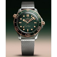 OM 오메가 코액시얼 마스터 다이버300M 그린콤비 