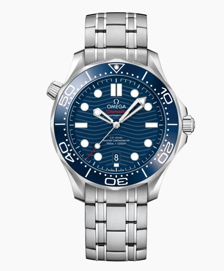 OM 오메가 코액시얼 씨마스터 다이버300M 블루 