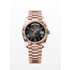 RL 롤렉스 데이데이트 블랙다이얼 로마 로즈골드 