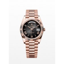 RL 롤렉스 데이데이트 블랙다이얼 로마 로즈골드 