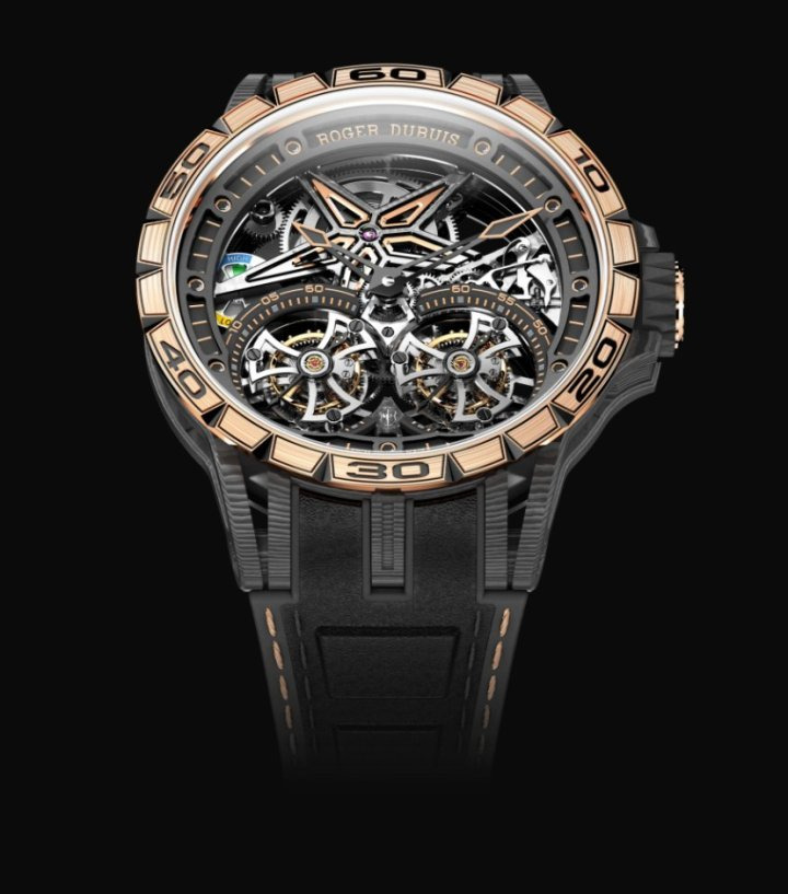 RU 로저드 뷔엑스칼리버 스파이더 더블 투르비옹 