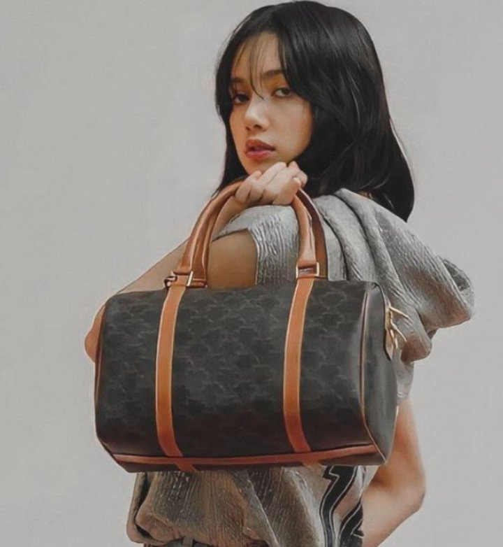 CL 셀린느 미디엄 보스턴 - 트리옹프 캔버스 