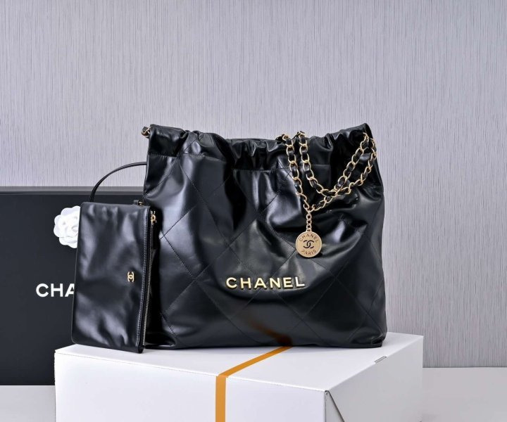 CN 샤넬 [최상급] 22 카프스킨백 스몰 