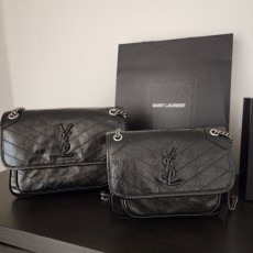 YS 생로랑 [최상급] 니키백 블랙 은장 