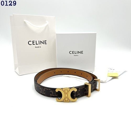 CL 셀린느 트리옹프 캔버스 여성 벨트? 