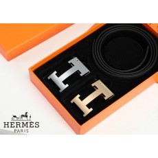 HM 에르메스 H 버클 양면벨트 