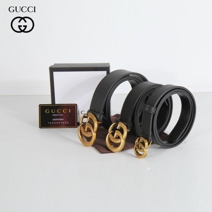 GC 구찌 더블G 버클 가죽벨트(수입) 