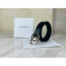 CN 샤넬 체인 로고 레더벨트(여성용) 