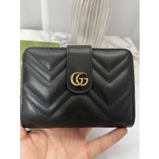 GC 구찌 마몬트 마틀라세 GG 버튼 반(지)갑 