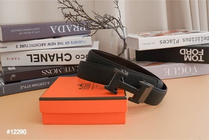 HM 에르메스 H스트라이프블랙로* 자동벨트