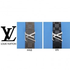 LV 루이비통 [L] 다미에 레더 벨트 