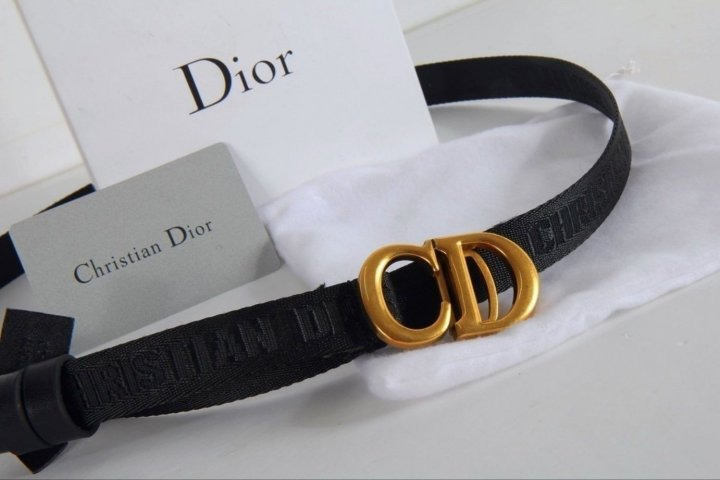 DO 디올 새들 직물 벨트(여성용) 