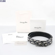 DO 디올 오블리크 자카드 리버서블 레더 벨트