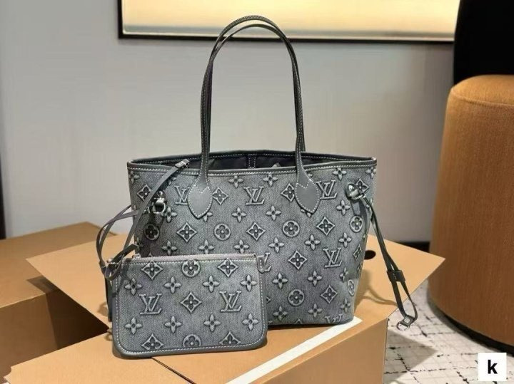 LV 루이비통 데님 네버플 