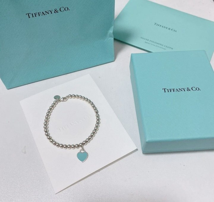TC 티파니 하트 볼 팔찌 