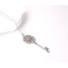 TC 티파니 키 페탈 펜던트 목걸이 