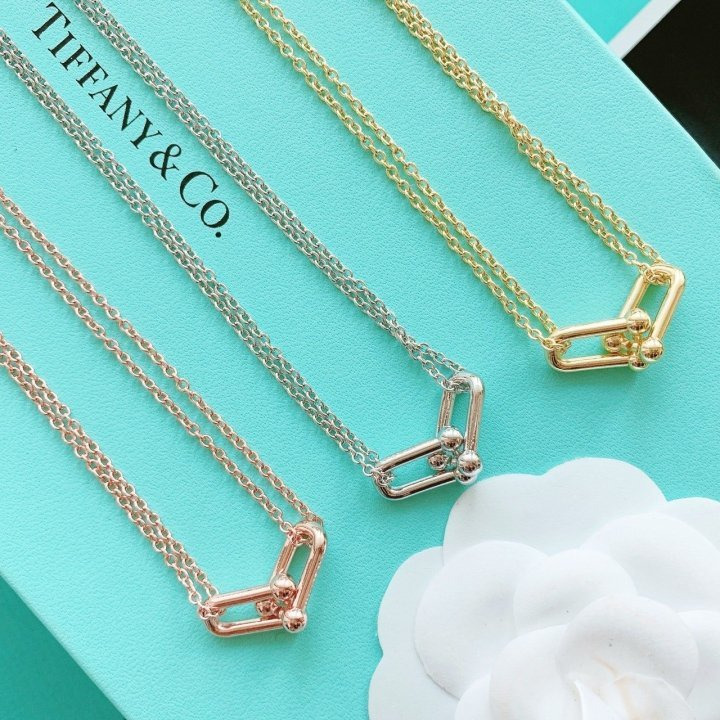 TC 티파니 링크두줄 목걸이 