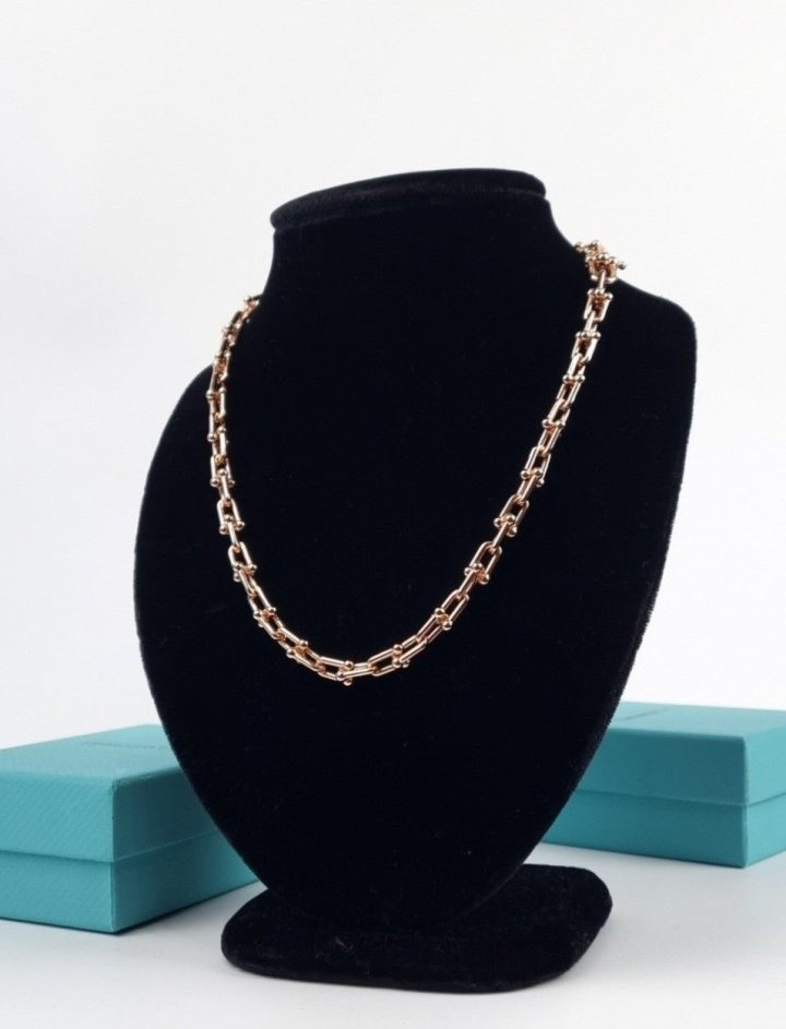 TC 티파니 하드웨어 그레듀에이트 링크 네크리스 목걸이 