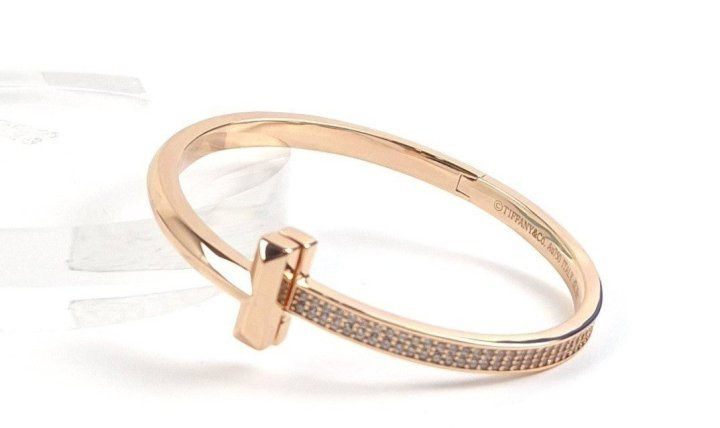 TC 티파니 T1 와이드 하프 힌지드 뱅글 팔찌 