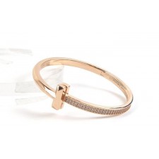 TC 티파니 T1 와이드 하프 힌지드 뱅글 팔찌 