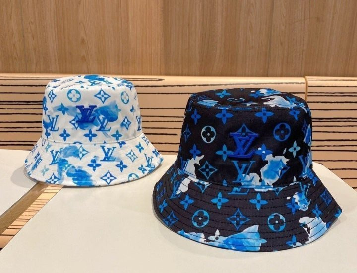 LV 루이비통 모노그램 프린팅 워터컬러 버킷햇 