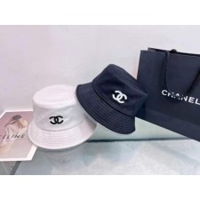 CN 샤넬 자수로고 캡 버킷햇 