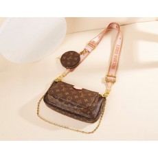 LV 루이비통 고급 멀티 포쉐트 악세수아 핑크 1 
