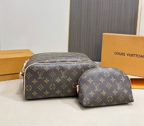 LV 루이비통 모노그램 돕키트 토일렛 파우치 + 트래블 파우치 세트 ✡ 