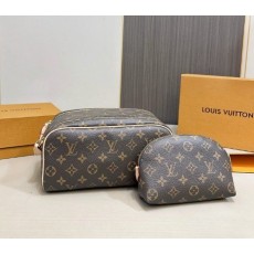 LV 루이비통 모노그램 돕키트 토일렛 파우치 + 트래블 파우치 세트 ✡ 
