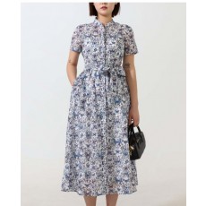 DO 디올 수입 버터플라이 셔츠 롱 원피스  (최고급)