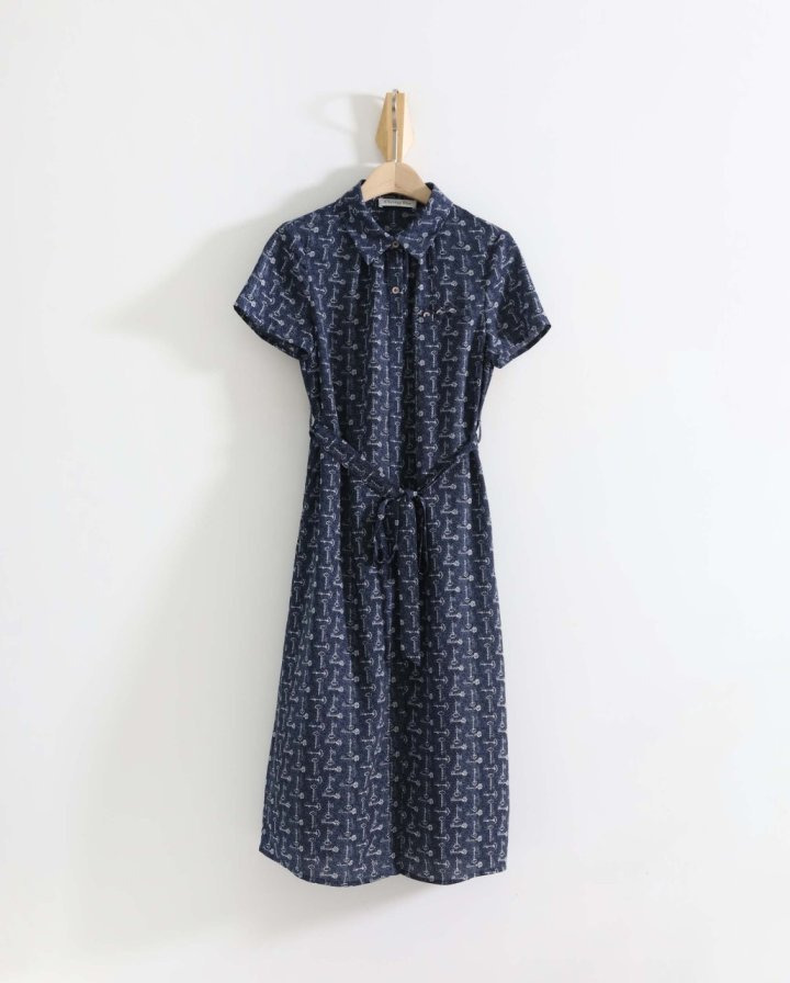 DO 디올 수입 카라 패턴 원피스 (최고급)