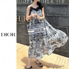 DO 디올 [D] 수묵 플라워 나시원피스 