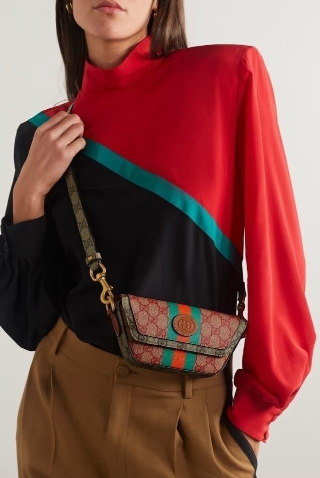 GC 구찌 [ 고급 ] 25년형 리뉴얼 웹(WEB) GG 탑 핸들 미니백 1 