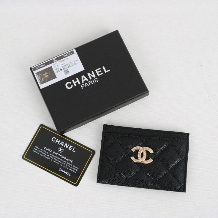 CN 샤넬 50083 21 카프스킨 카드지갑