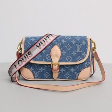 LV 루이비통 다이앤 모노그램 데님 숄더백