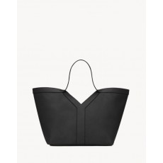 YS 생로랑 Y 카바스 가죽 토트백 블랙 (차은우 로제) 