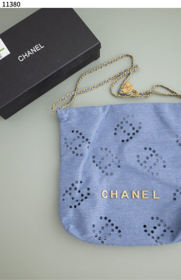 CN 샤넬 데님 체인 22백  