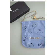 CN 샤넬 데님 체인 22백  