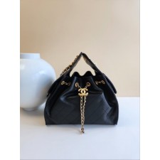 CN 샤넬 25C 크루즈 호보백 미듐 블랙  