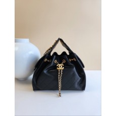 CN 샤넬 25C 크루즈 호보백 미듐 블랙  