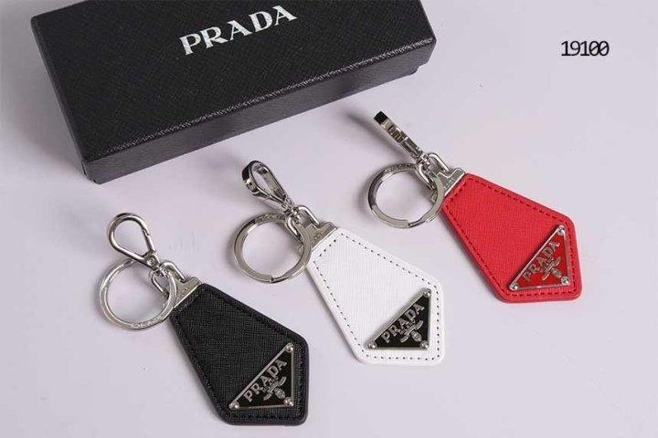 PD 프라다 사피아노 삼각로고 키링