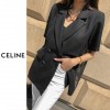CL 셀린느 [C] 쉬폰 백 시스루 자켓 