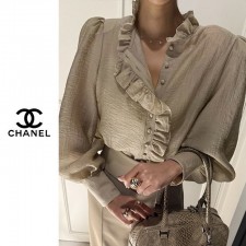CN 샤넬 [C] 샤론 프릴블라우스 
