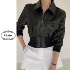 PD 프라다 [P] 시보리 레더자켓 