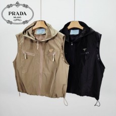 PD 프라다 후드로고 베스트 